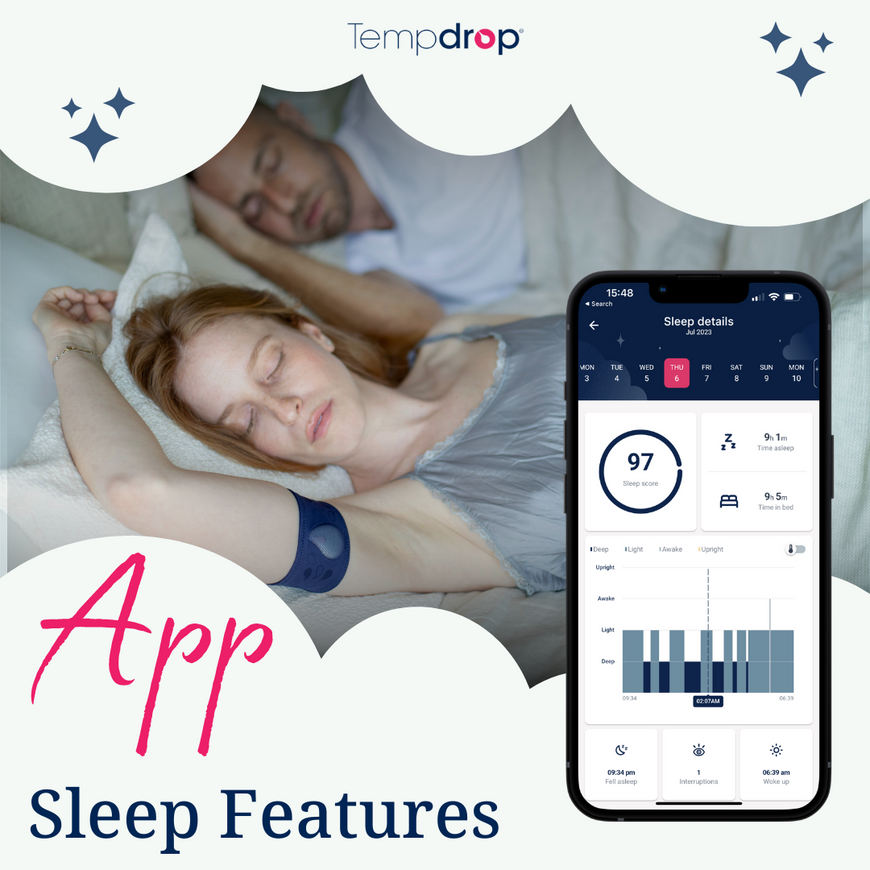 Everything you need to know about Tempdrop's Sleep Features